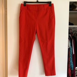 Red Loft crop pants